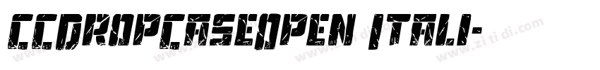 CCDropCaseOpen Itali字体转换